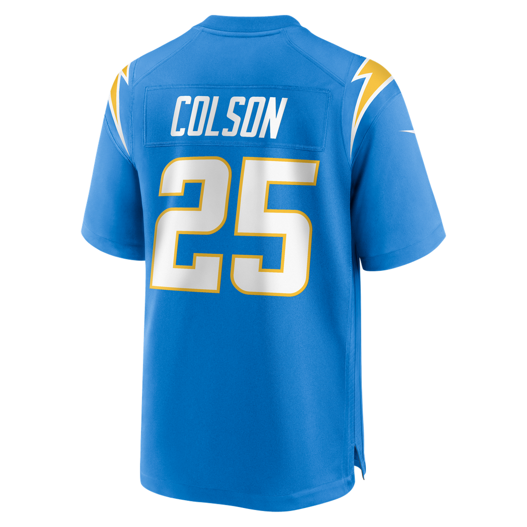 Junior Colson Los Angeles Chargers Powder Blue Team Game Jersey