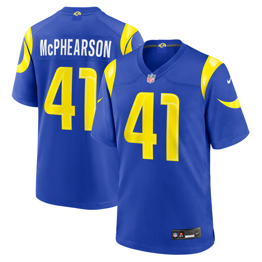Zech McPhearson Los Angeles Rams Royal Team Game Jersey