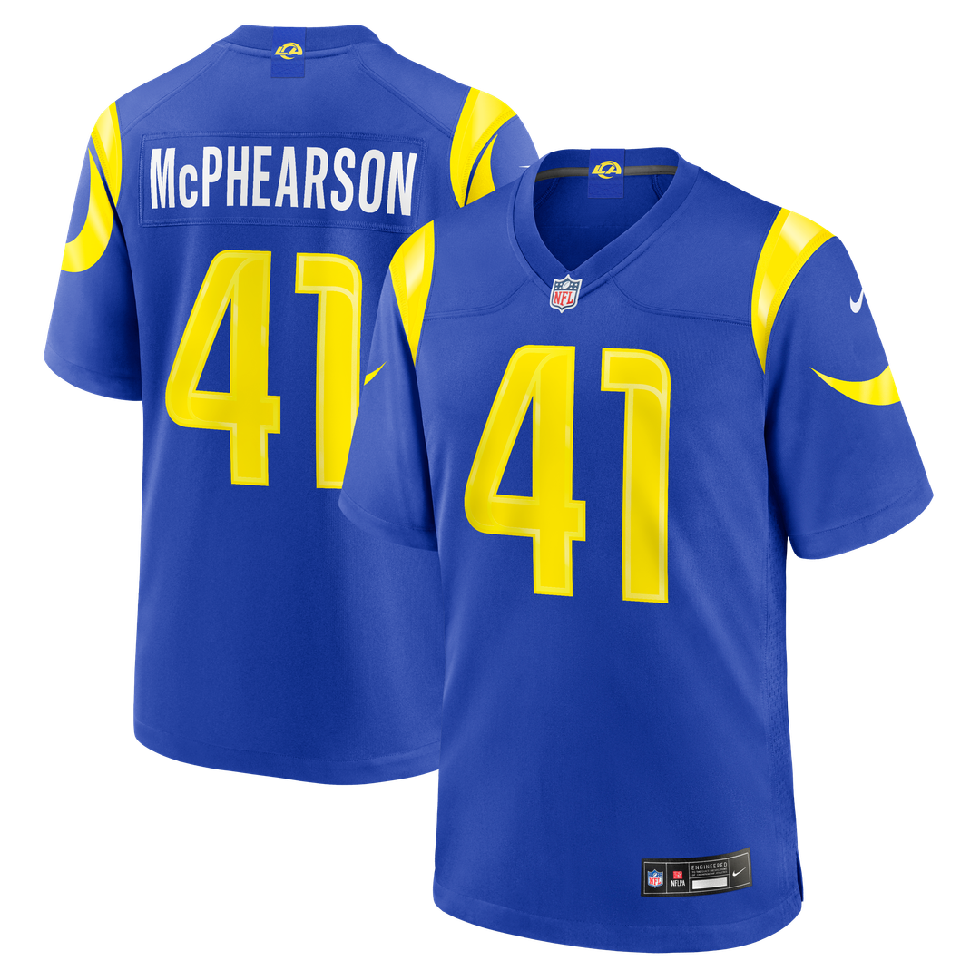 Zech McPhearson Los Angeles Rams Royal Team Game Jersey