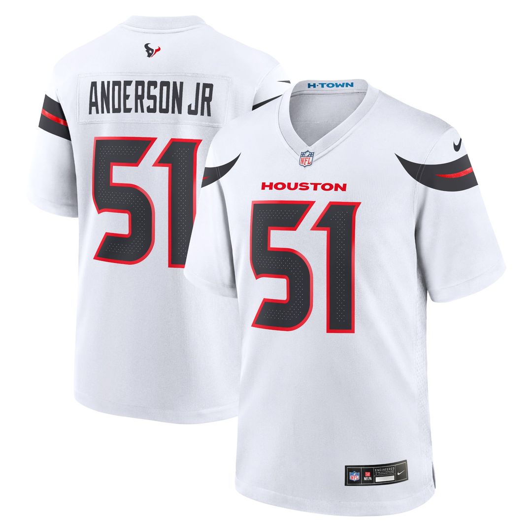 Will Anderson Jr. Houston Texans White Game Jersey