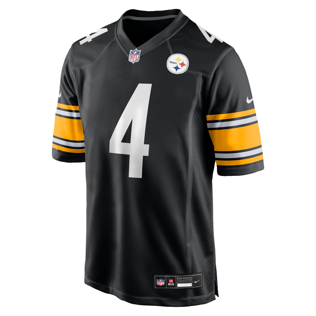 DK Metcalf Pittsburgh Steelers Black Game Player Jersey