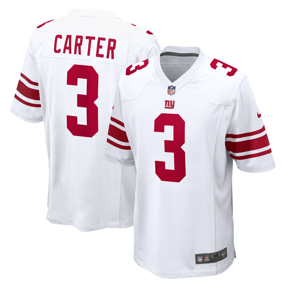 Abdul Carter New York Giants White Game Jersey