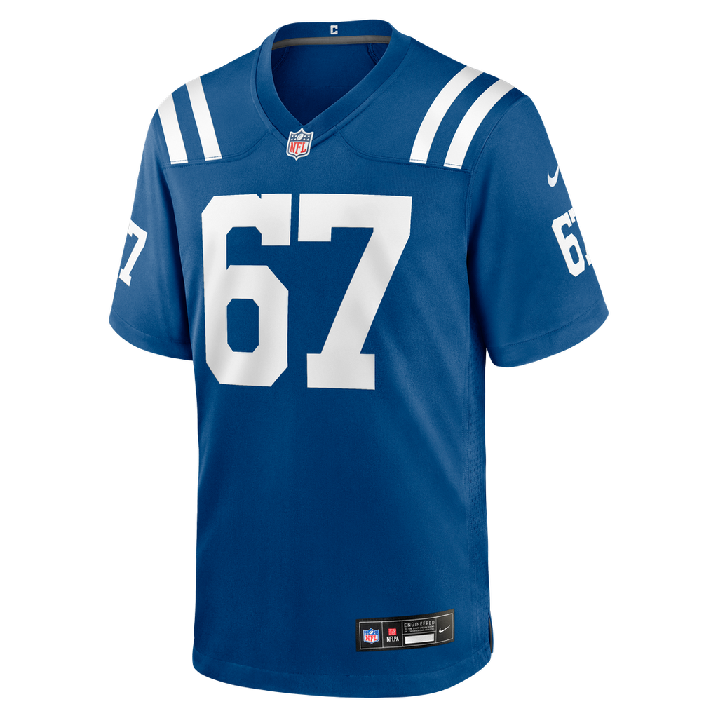 Luke Tenuta Indianapolis Colts Royal Team Game Jersey
