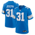 Kerby Joseph Detroit Lions Blue Team Game Jersey