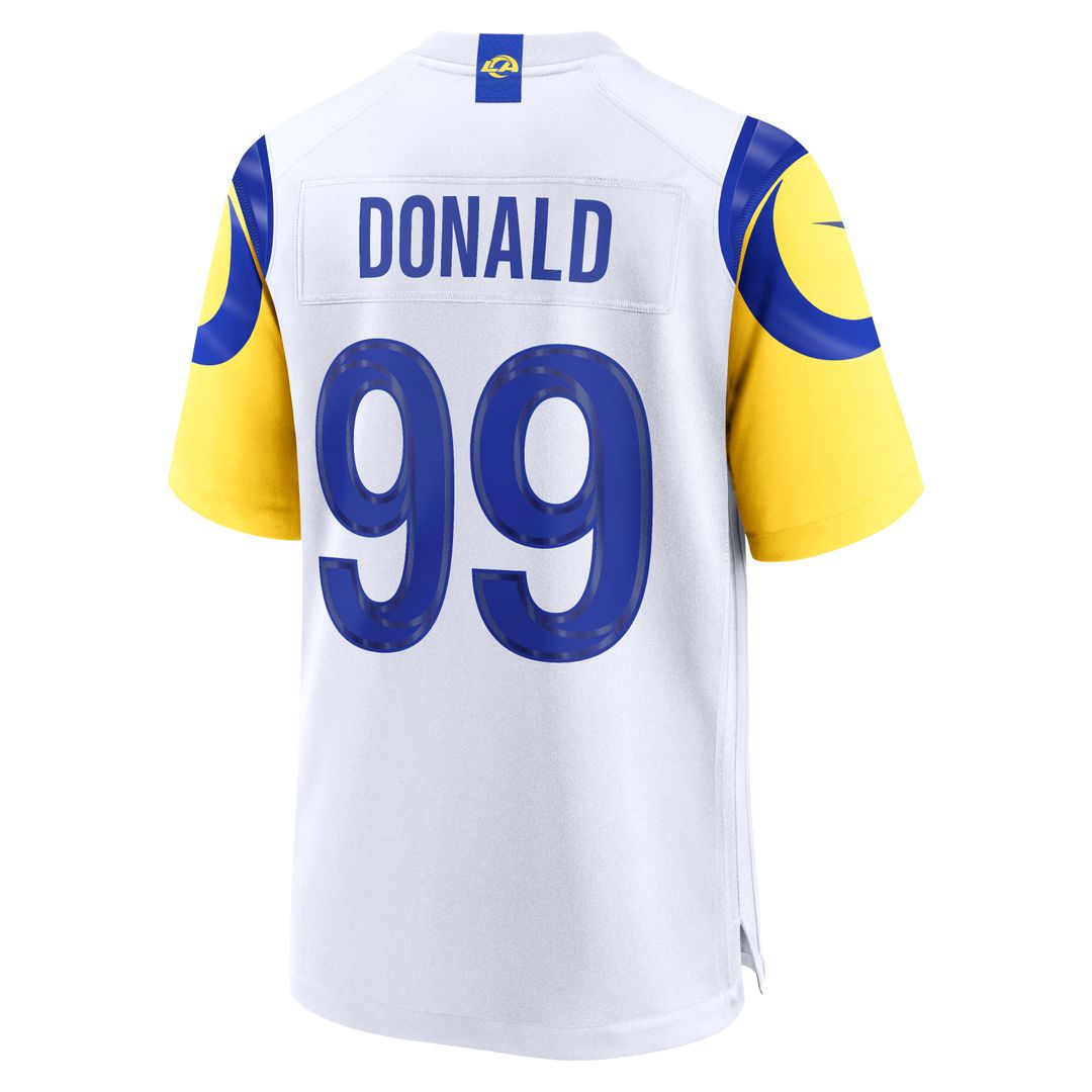 Aaron Donald Los Angeles Rams White Game Jersey