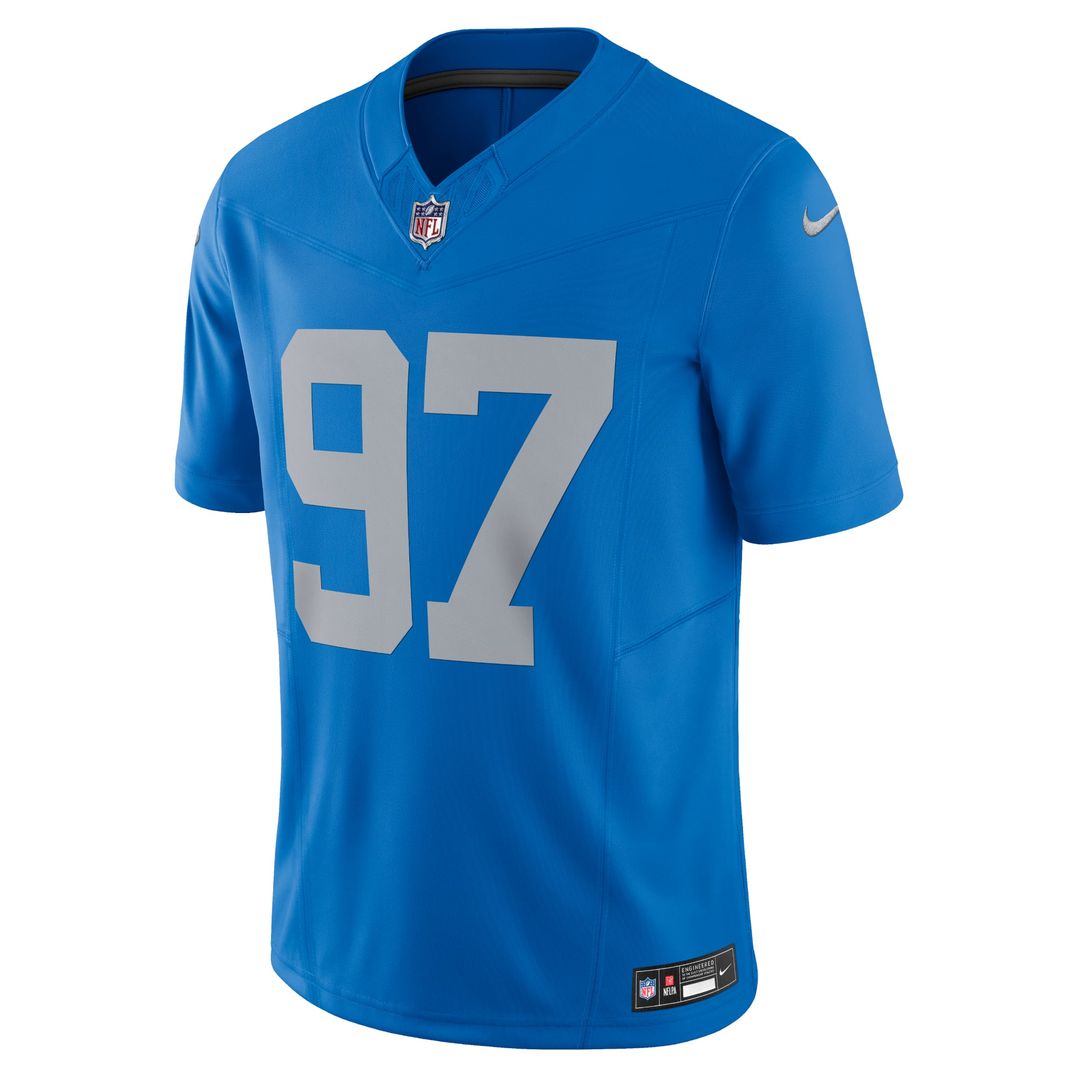 Aidan Hutchinson Detroit Lions Black 2nd Alternate Vapor F.U.S.E. Limited Jersey