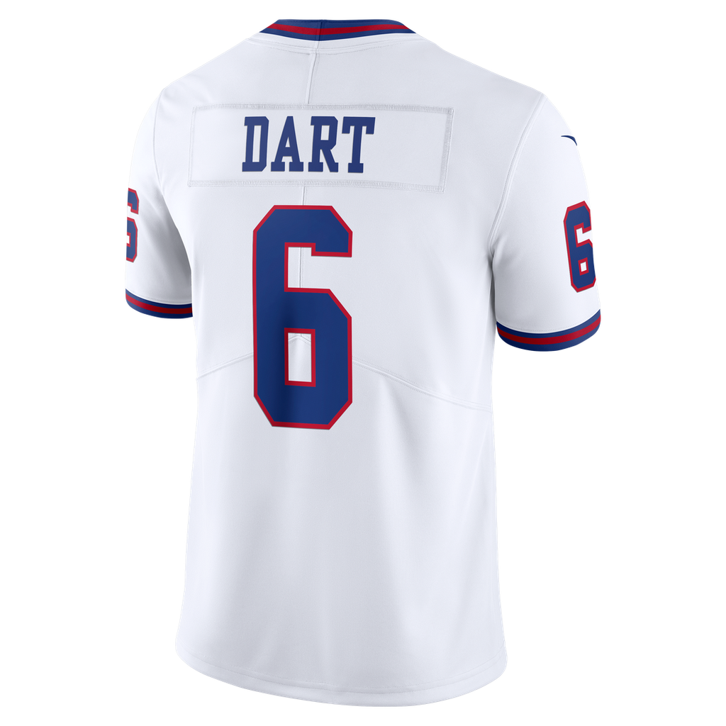Jaxson Dart New York Giants Royal Legacy Vapor Untouchable Stitched Limited Jersey