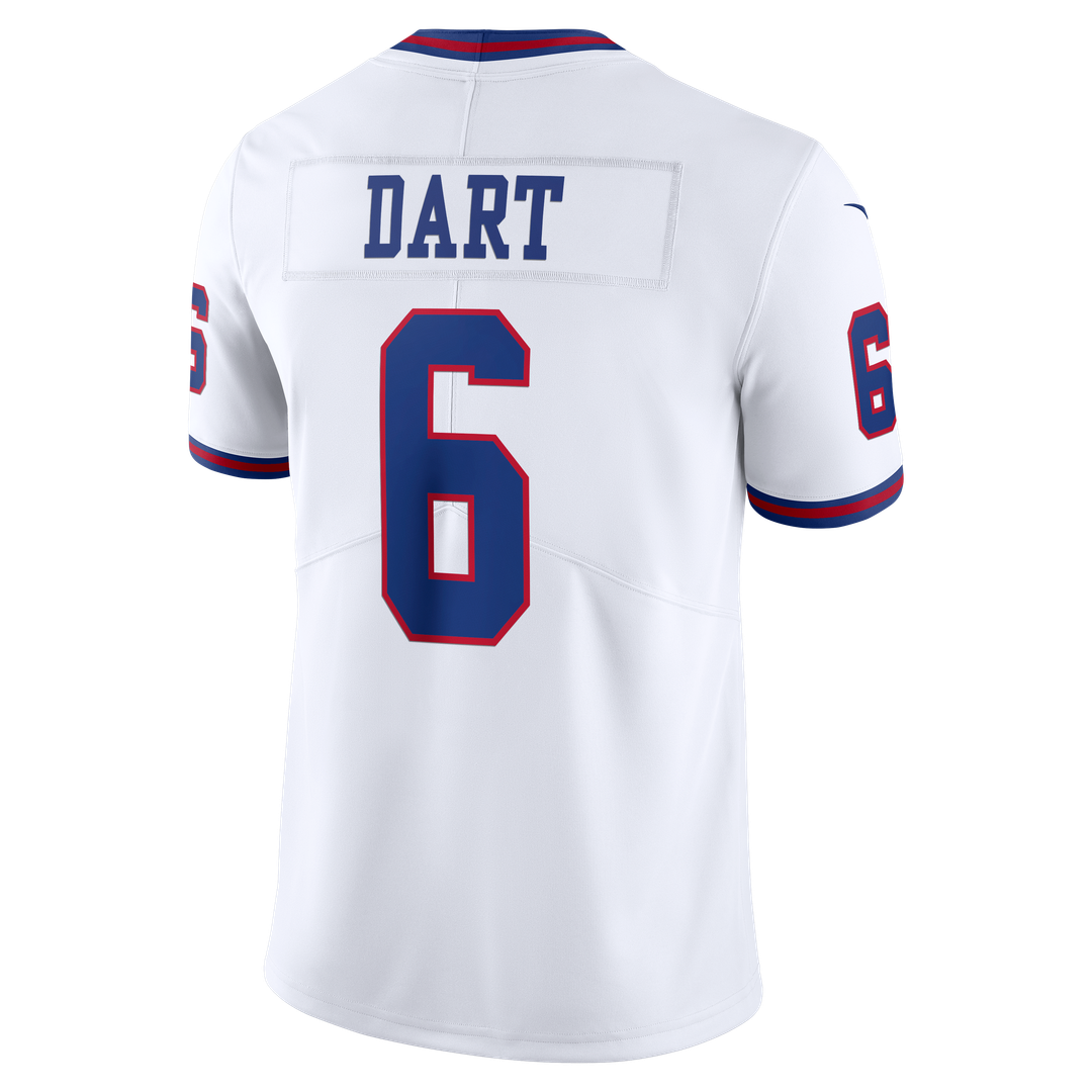 Jaxson Dart New York Giants Royal Legacy Vapor Untouchable Stitched Limited Jersey