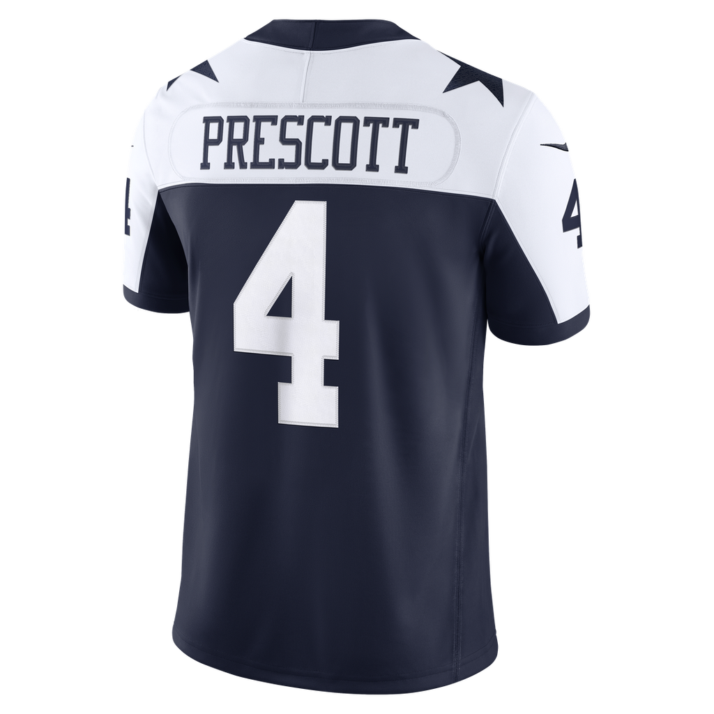 Dak Prescott Dallas Cowboys Navy Alternate Vapor F.U.S.E. Stitched Limited Jersey