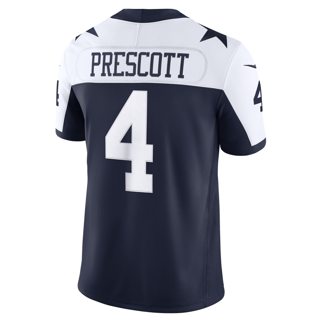 Dak Prescott Dallas Cowboys Navy Alternate Vapor F.U.S.E. Stitched Limited Jersey