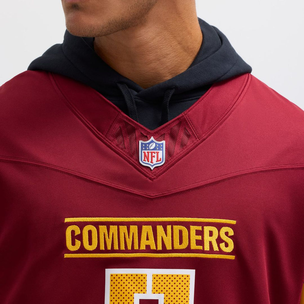 Washington Commanders Jayden Daniels White Vapor F.U.S.E. Limited Super Bowl Era Jersey
