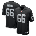 Dylan Parham Las Vegas Raiders Black Game Player Jersey