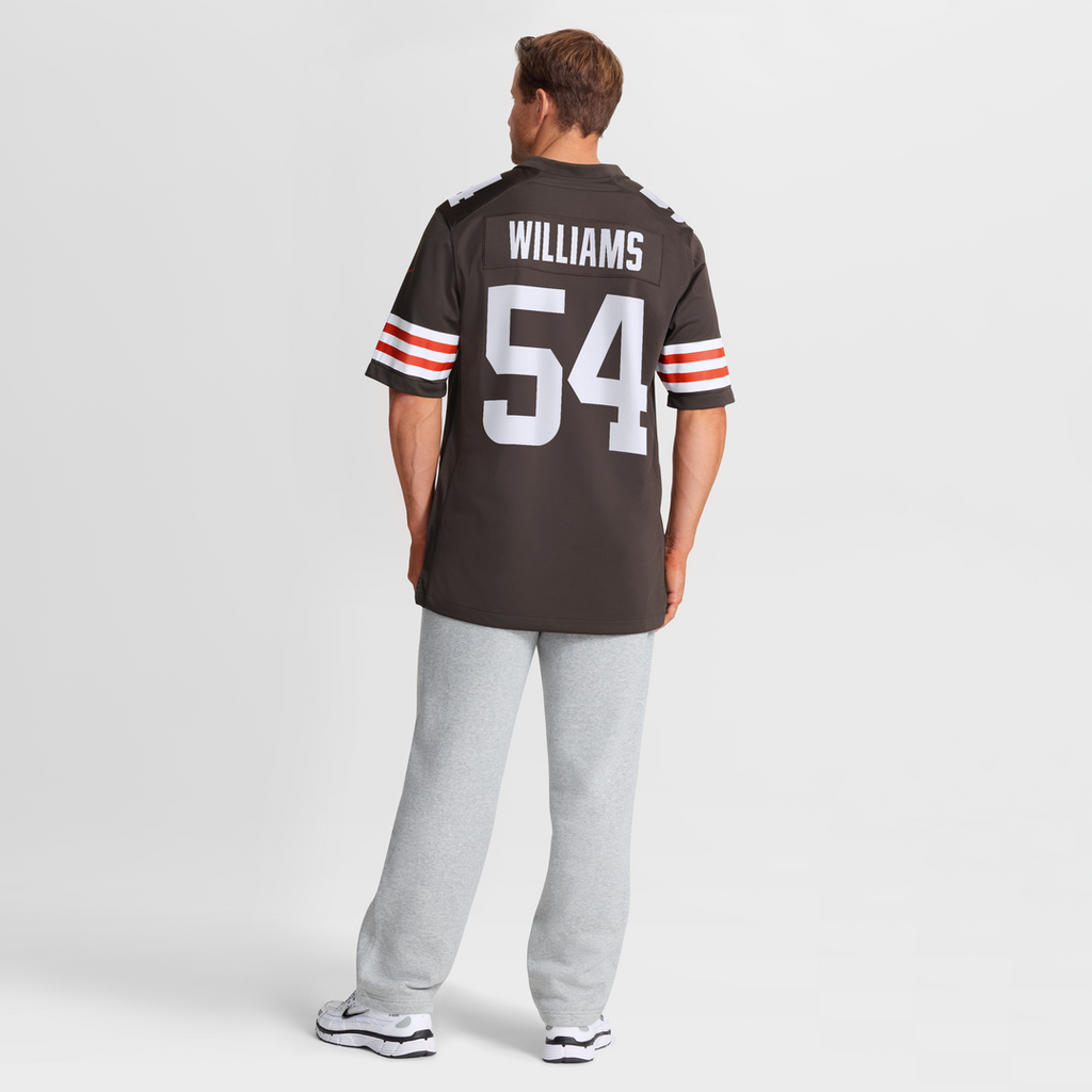 Sam Williams Cleveland Browns Brown Team Game Jersey