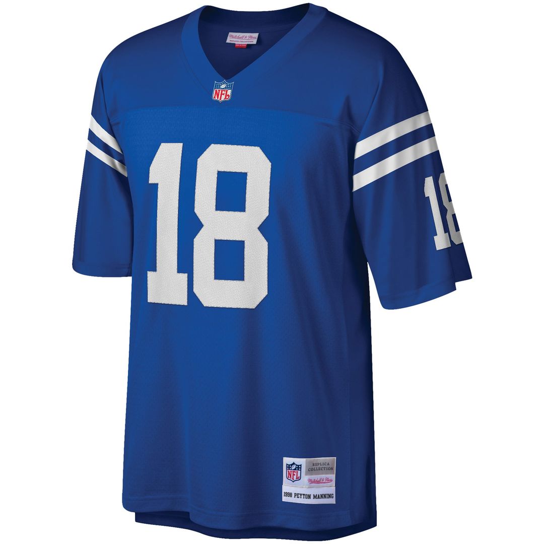 Peyton Manning Indianapolis Colts Royal Big & Tall 1998 Retired Player Replica Jersey