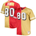 Jerry Rice San Francisco 49ers Scarlet/Gold Big & Tall Split Legacy Retired Player Replica Jersey