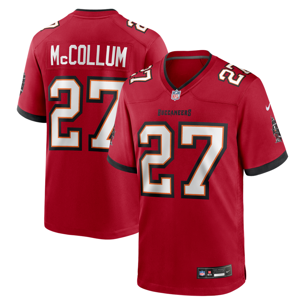 Zyon McCollum Tampa Bay Buccaneers Red Game Player Jersey