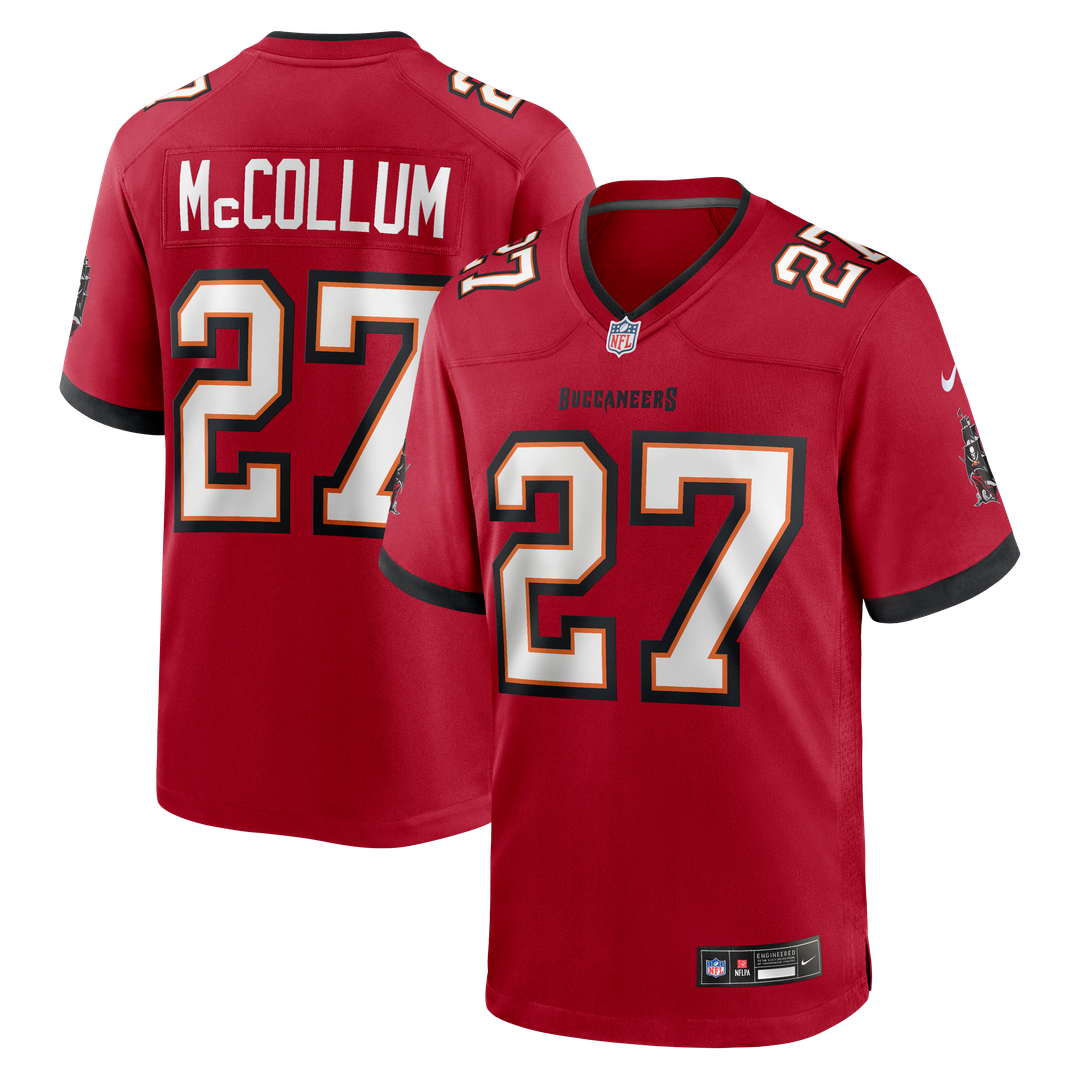 Zyon McCollum Tampa Bay Buccaneers Red Game Player Jersey