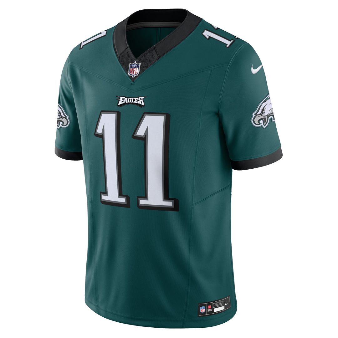 A.J. Brown Philadelphia Eagles Green Vapor F.U.S.E. Limited Jersey