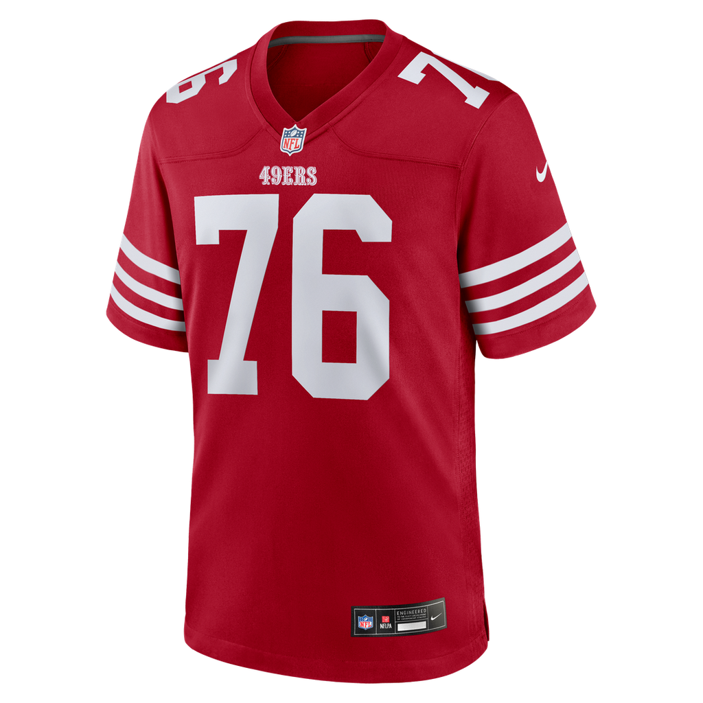 Vederian Lowe San Francisco 49ers Scarlet Team Game Jersey