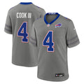 James Cook III Buffalo Bills Gray Nickel City Game Jersey