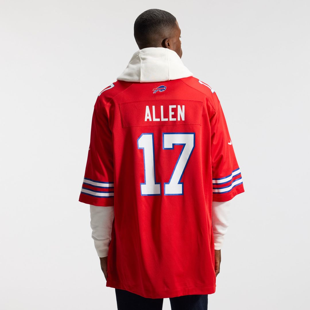 Josh Allen Buffalo Bills Royal Team Game Player Jersey