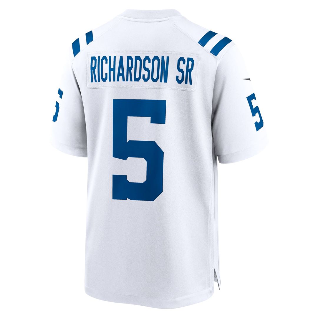 Anthony Richardson Sr. Indianapolis Colts White Game Jersey