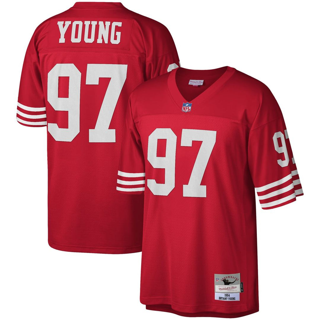 Bryant Young San Francisco 49ers Scarlet Legacy Replica Jersey