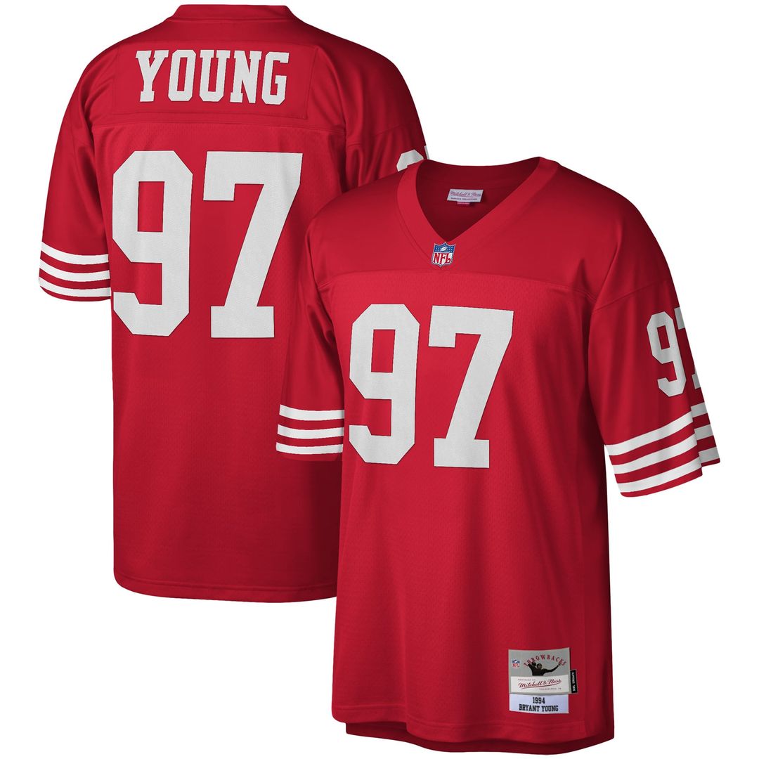 Bryant Young San Francisco 49ers Scarlet Legacy Replica Jersey
