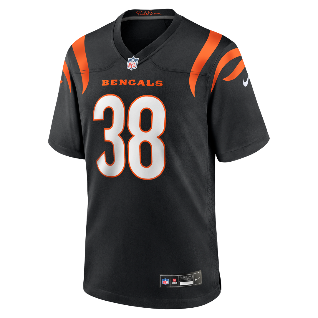 DJ Ivey Cincinnati Bengals Black Team Game Jersey