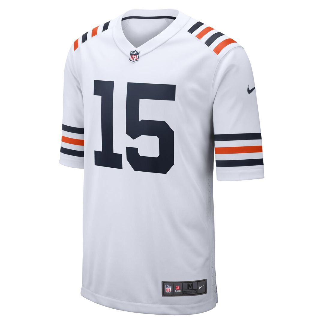 Rome Odunze Chicago Bears White Alternate Game Jersey