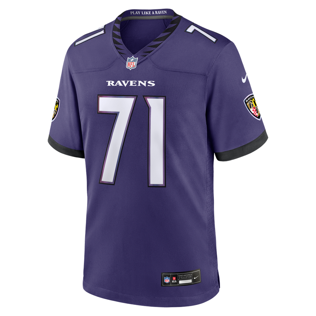 Olaivavega Ioane Baltimore Ravens Purple Team Game Jersey