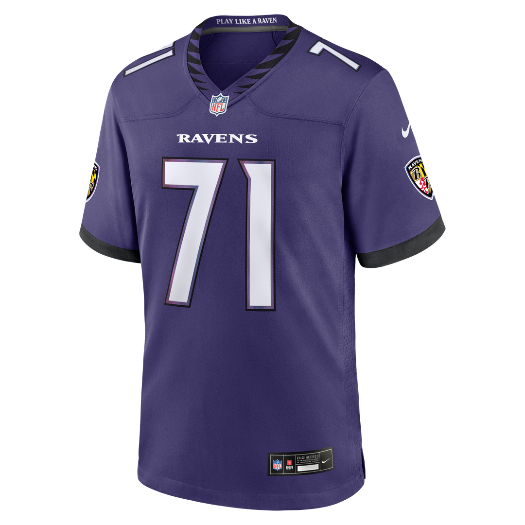Olaivavega Ioane Baltimore Ravens Purple Team Game Jersey
