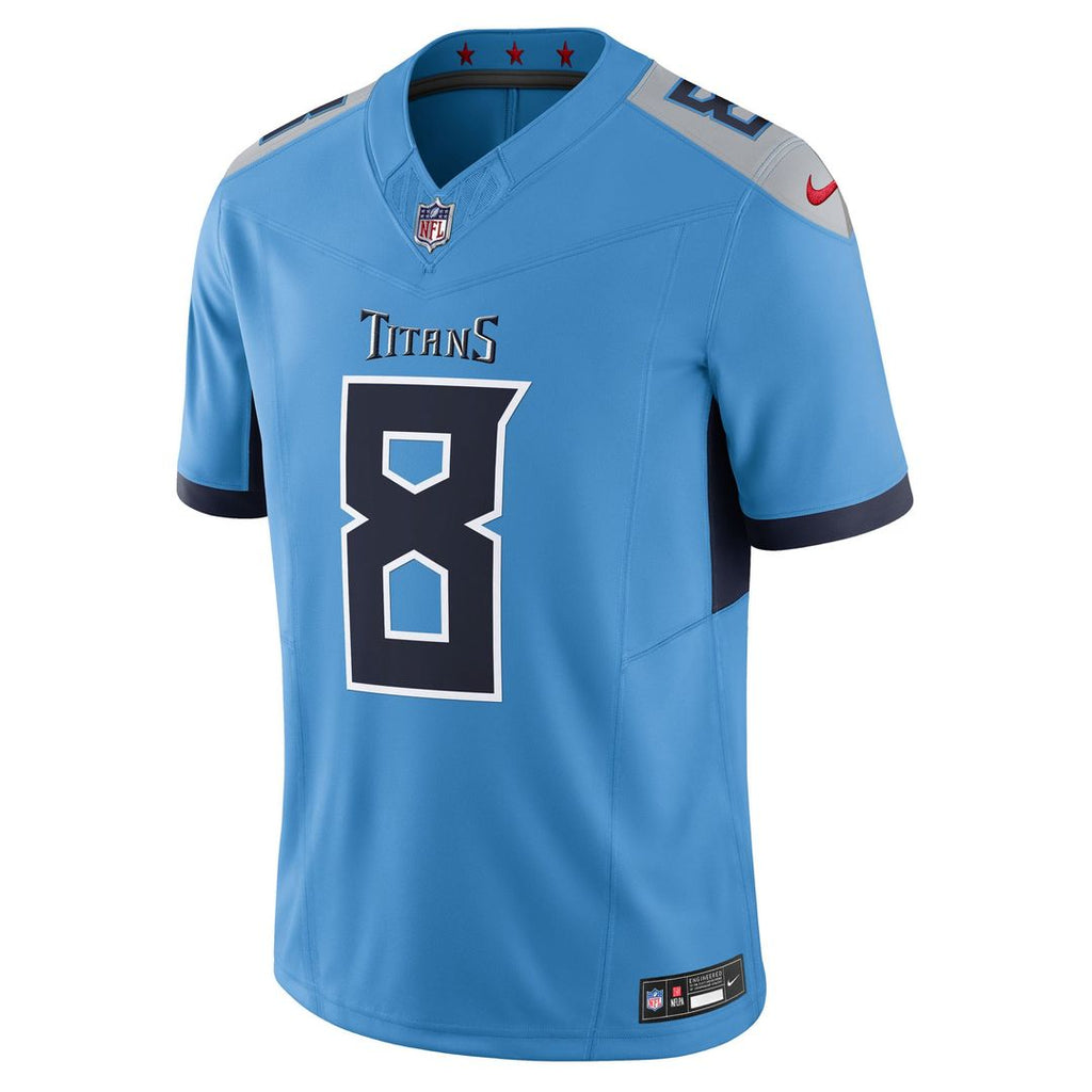 Will Levis Tennessee Titans Light Blue Alternate Vapor F.U.S.E. Limited Jersey
