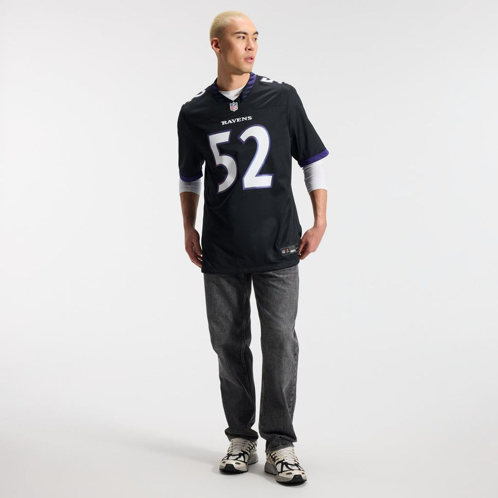 Ray Lewis Baltimore Ravens Black Alternate Retired Player Game Jersey