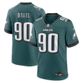 Jordan Davis Philadelphia Eagles Midnight Green Team Game Jersey