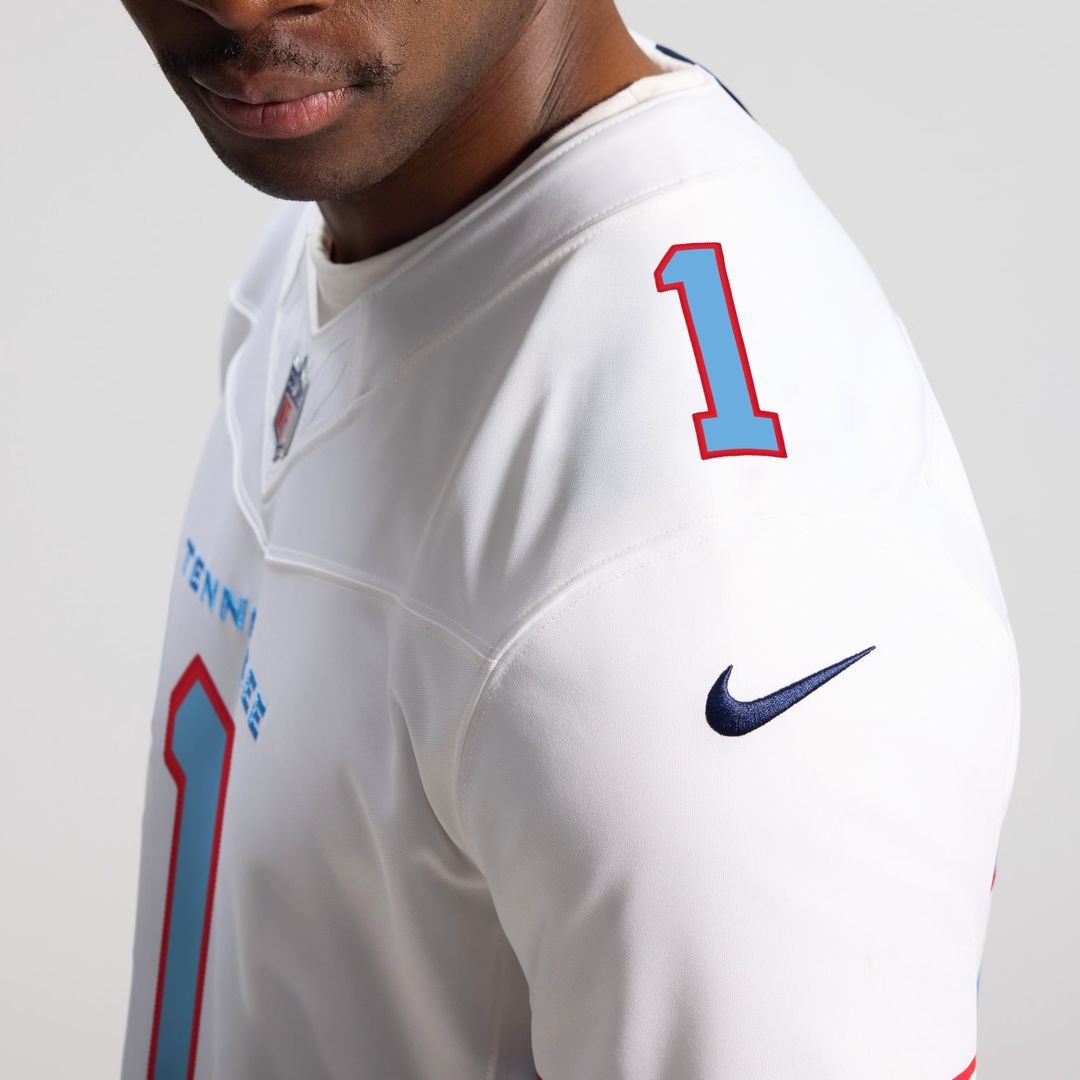 Cameron Ward Tennessee Titans Light Blue Team Vapor F.U.S.E. Stitched Limited Jersey