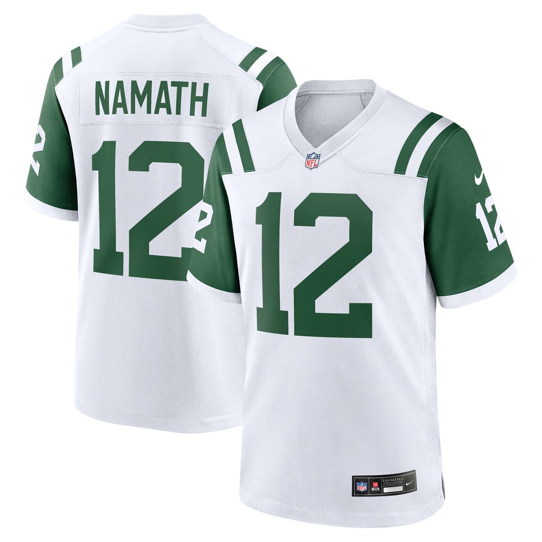 Joe Namath New York Jets Legacy Green Game Jersey