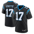 Xavier Legette Carolina Panthers Black Team Game Player Jersey