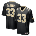 Jonas Sanker New Orleans Saints Black Team Game Jersey