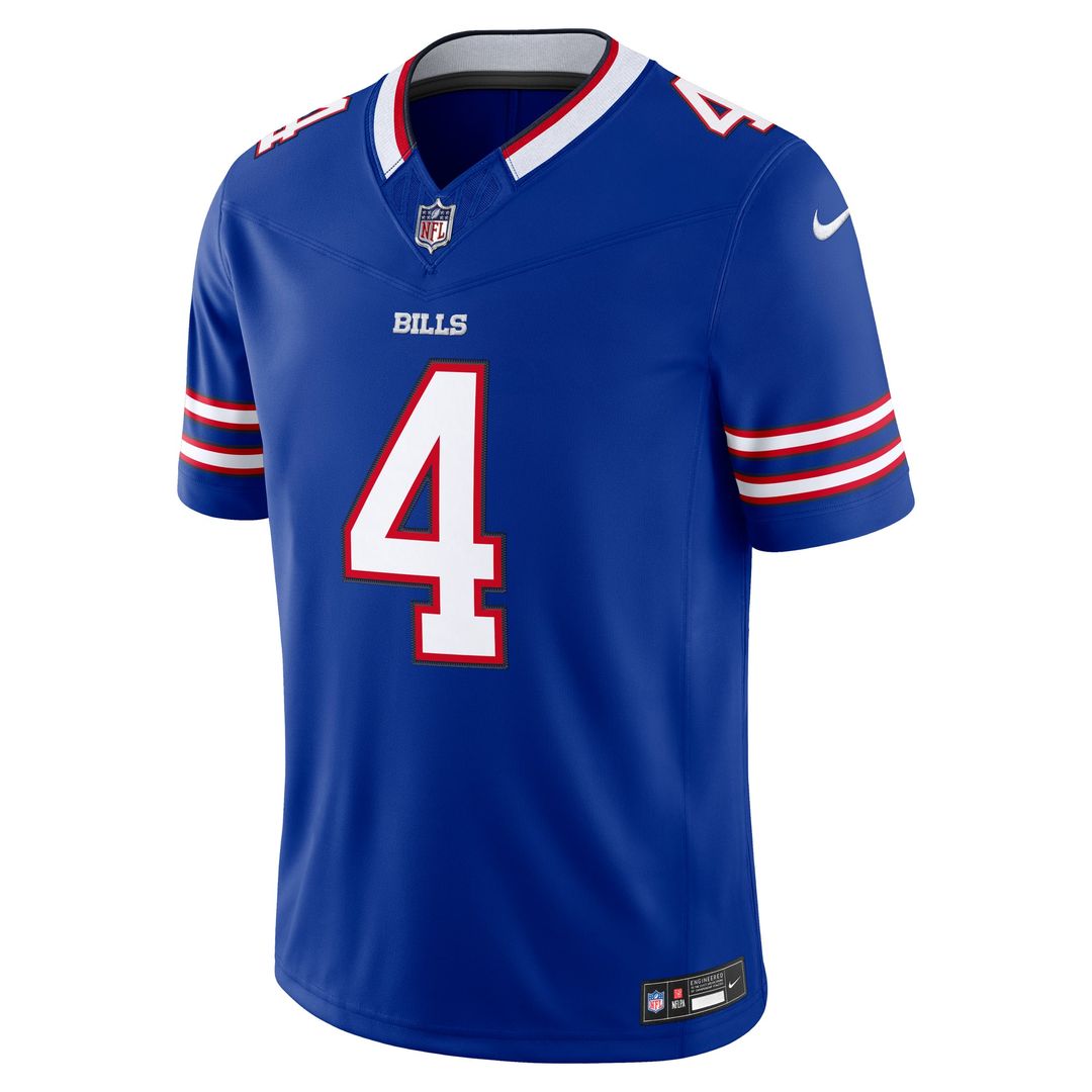 James Cook III Buffalo Bills Royal Team Vapor F.U.S.E. Stitched Limited Jersey