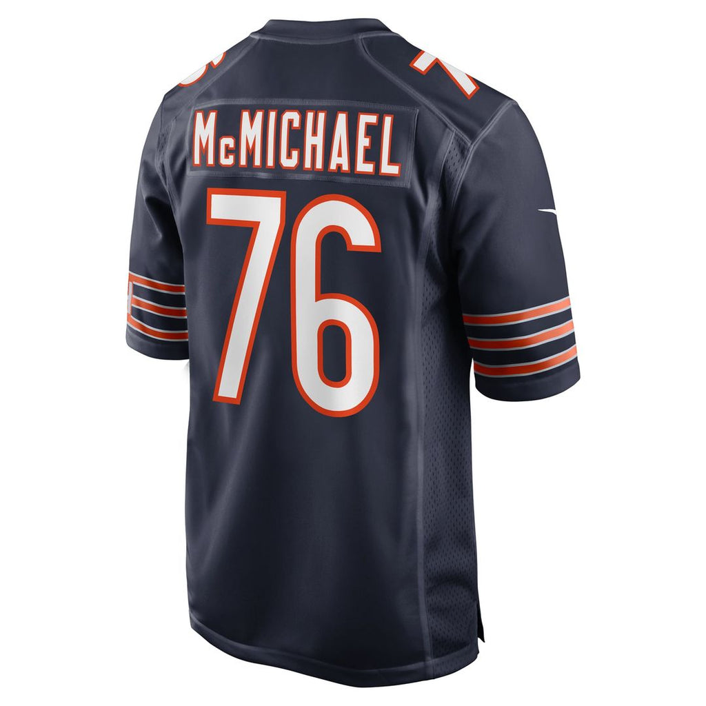Steve McMichael Chicago Bears Navy Retired Player Game Jersey