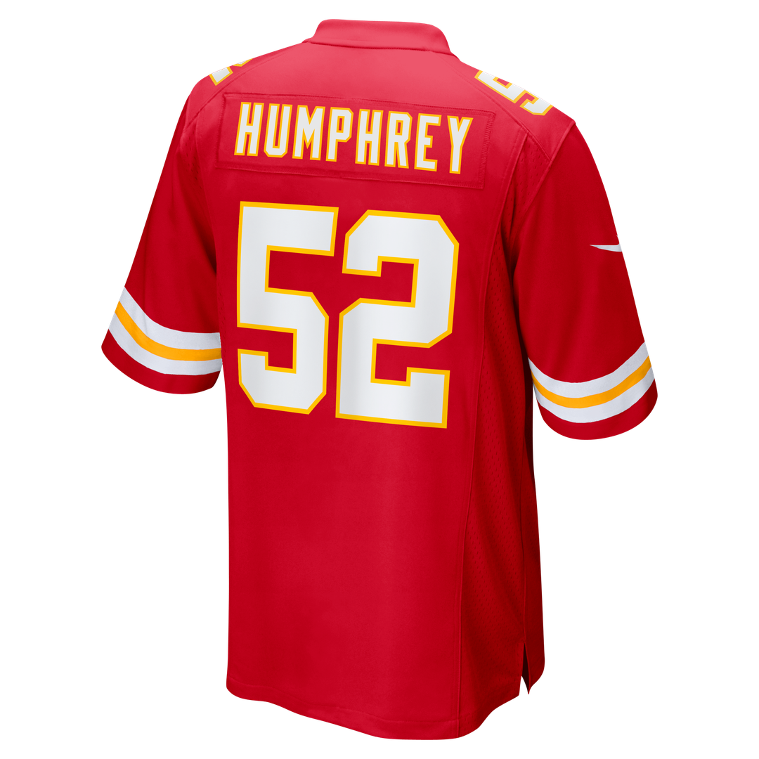 Creed Humphrey Kansas City Chiefs Red Game Jersey