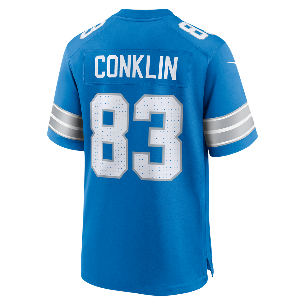 Tyler Conklin Detroit Lions Blue Team Game Jersey
