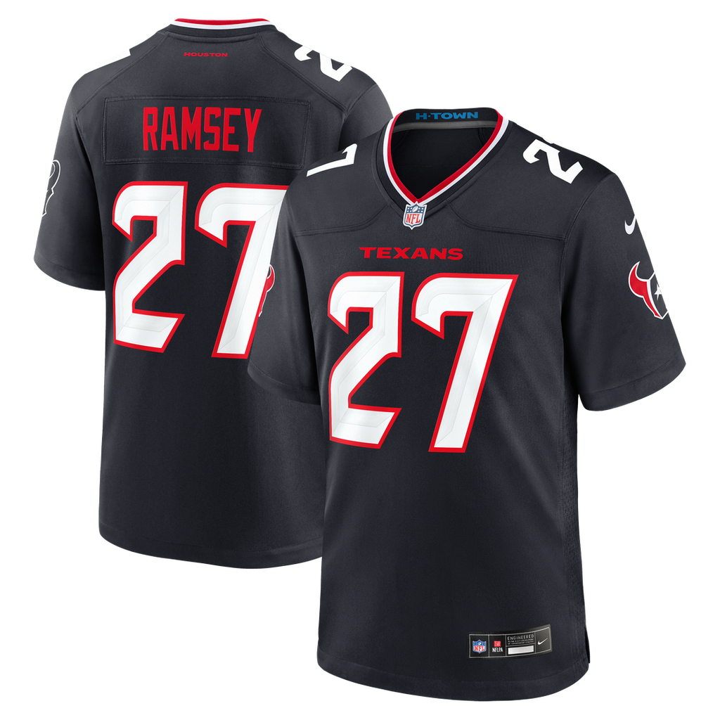 Kamari Ramsey Houston Texans Navy Team Game Jersey