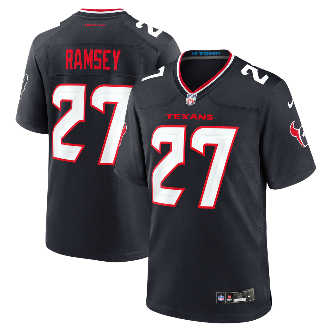 Kamari Ramsey Houston Texans Navy Team Game Jersey