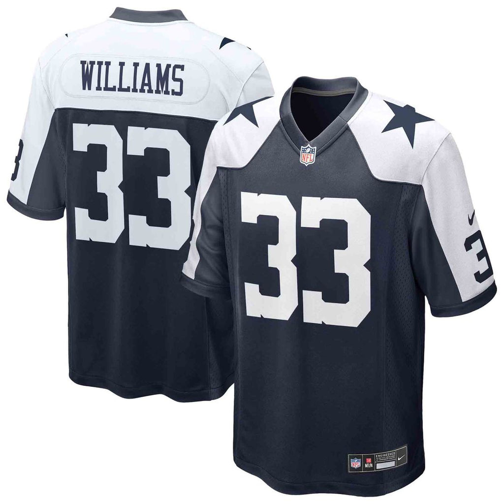 Javonte Williams Dallas Cowboys Navy Alternate Game Jersey