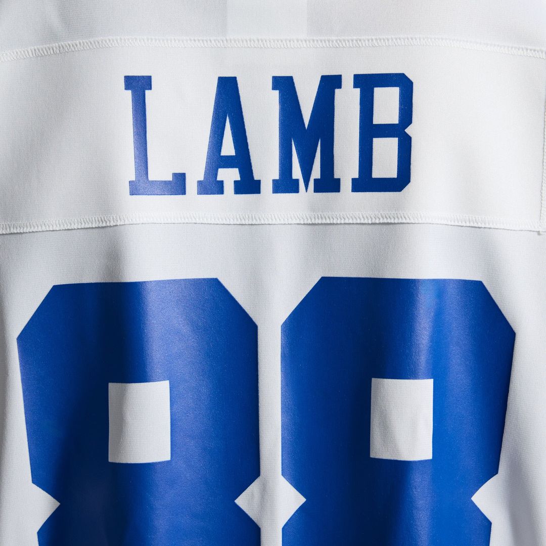 CeeDee Lamb Dallas Cowboys White Game Team Jersey