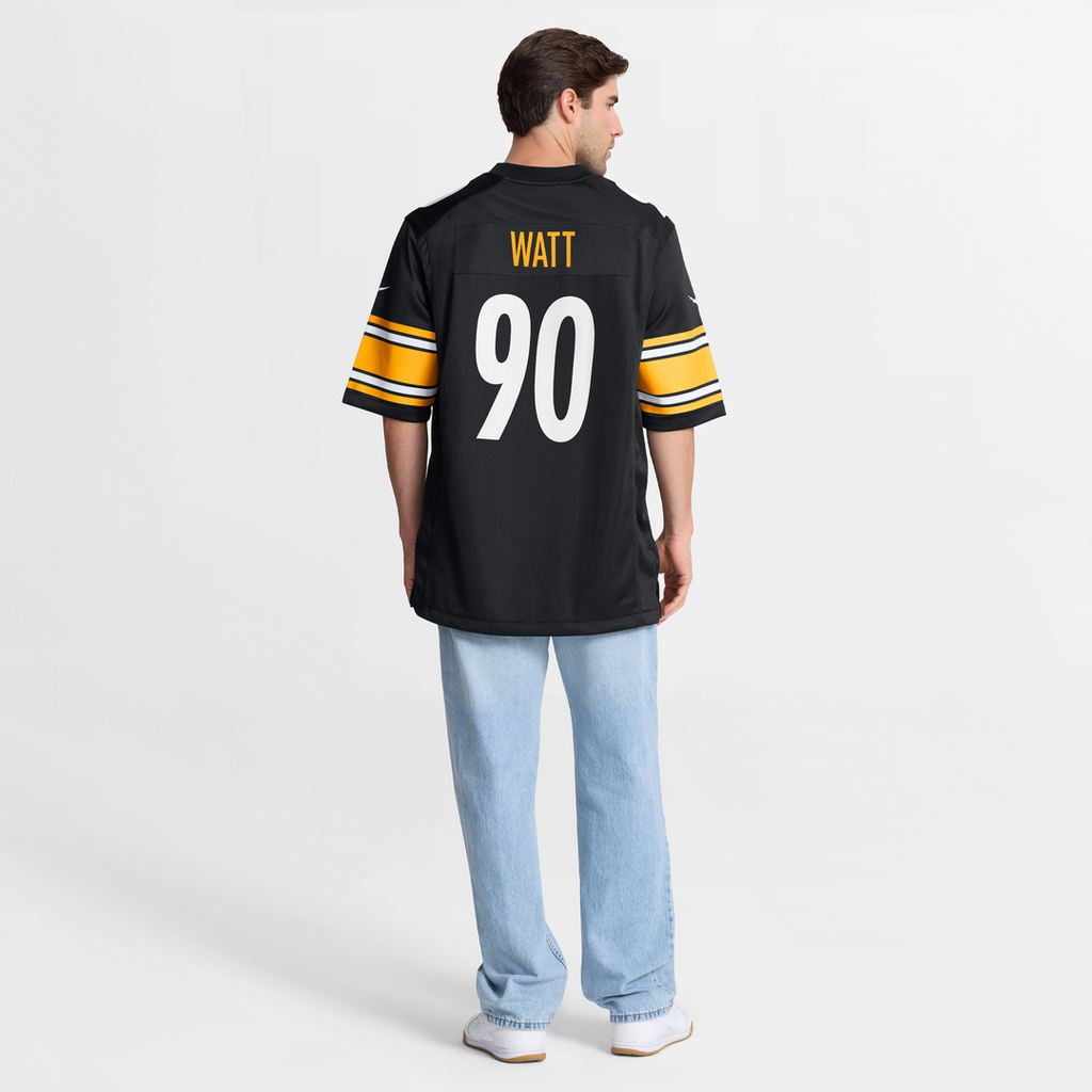 T.J. Watt Pittsburgh Steelers Gold Alternate 1933 Throwback Game Jersey