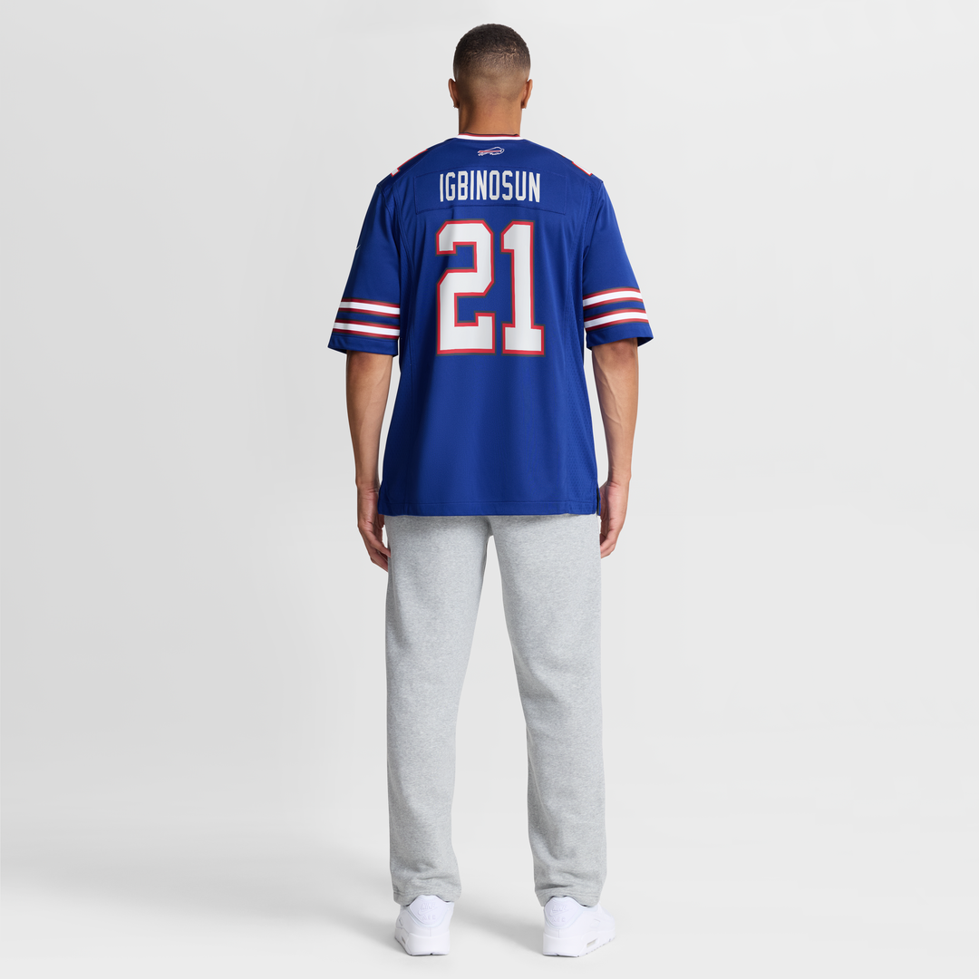 Davison Igbinosun Buffalo Bills Royal Team Game Jersey