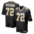 Asim Richards New Orleans Saints Black Team Game Jersey